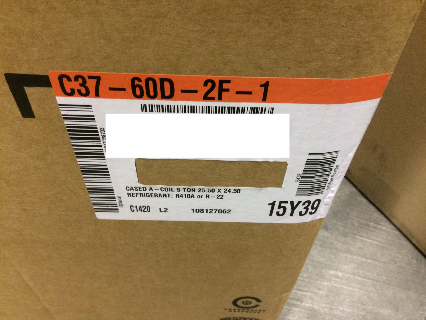 5 TON AC/HP UPFLOW CASED "A" COIL, R-22/R-410A