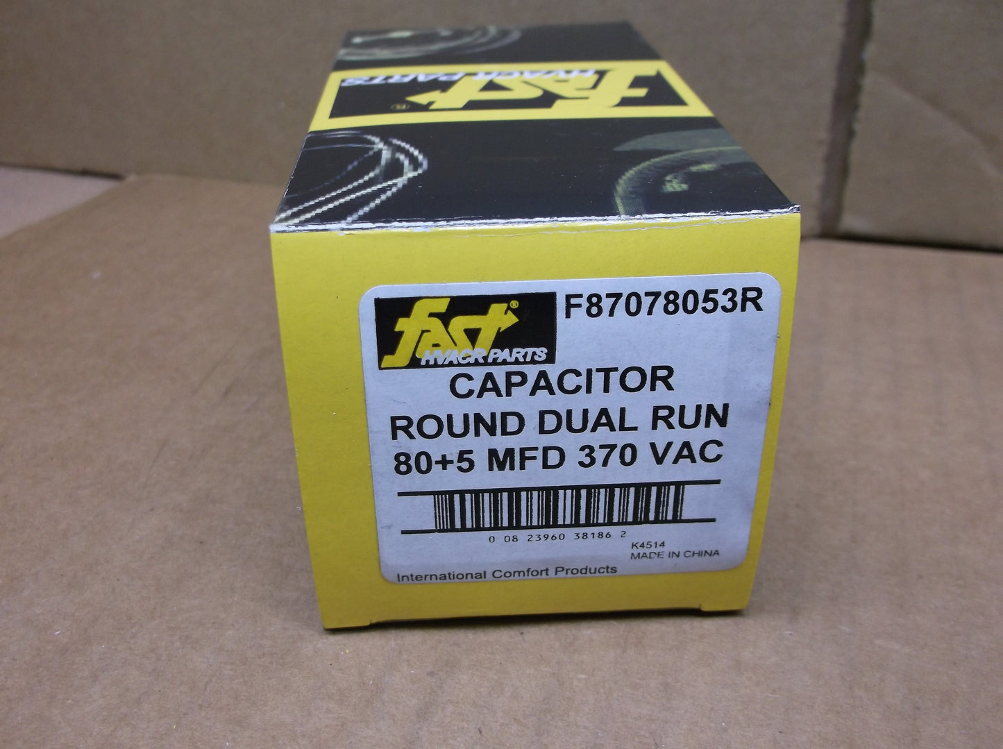 80+5 MFD X 370 VAC ROUND DUAL RUN CAPACITOR