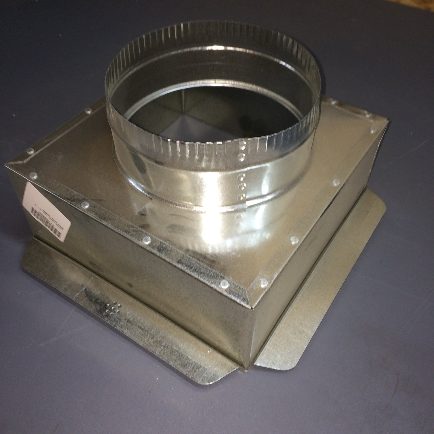 7"-10 X 10 GALVANIZED REGISTER BOX/W FLANGES