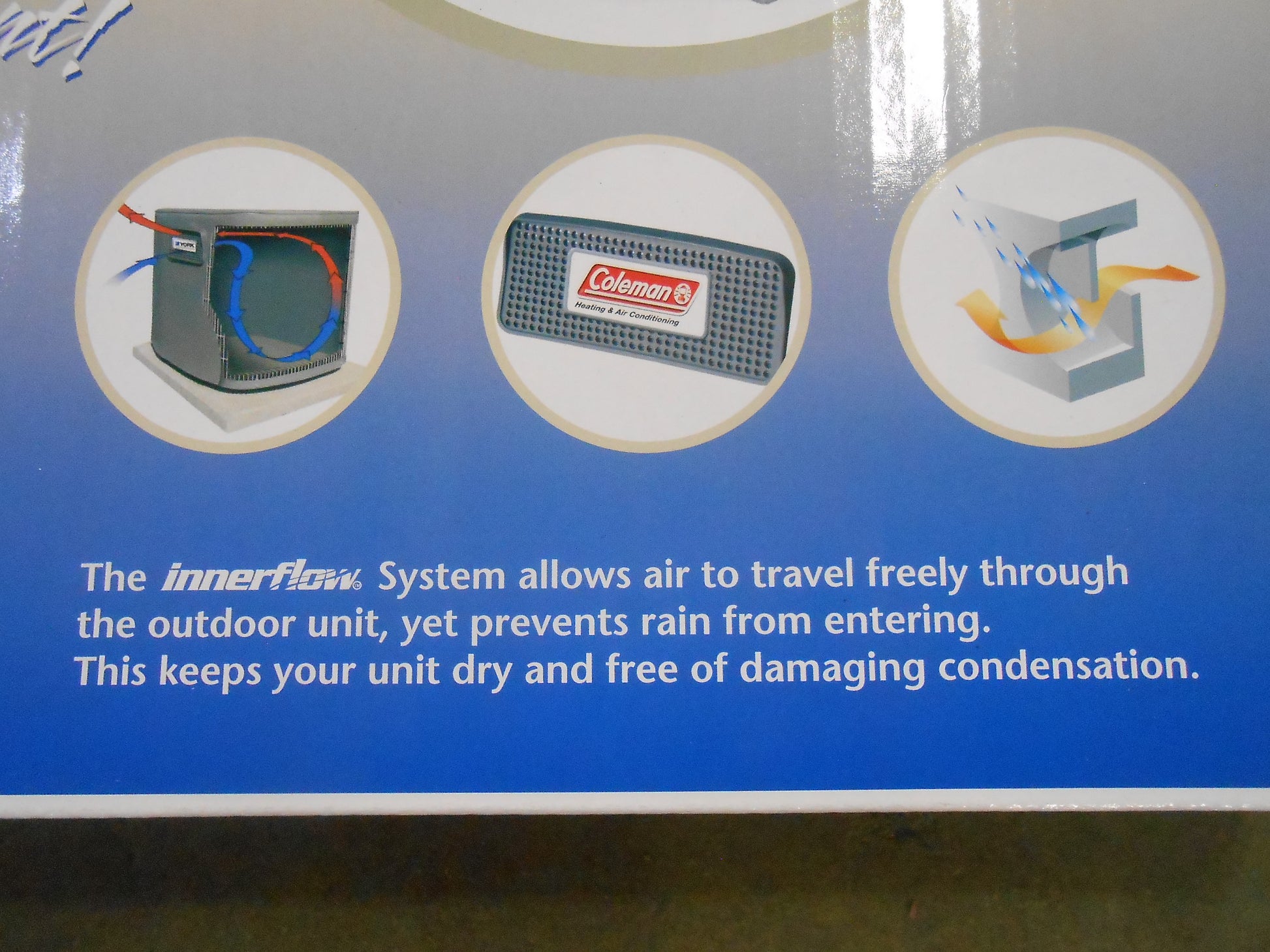 AIR CONDITIONING WINTER COVER FEATURING INNERFLOW SYSTEM