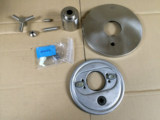 ATRIO PRESSURE BALANCE DIVERTER VALVE TRIM WITH SPOKE HANDLE