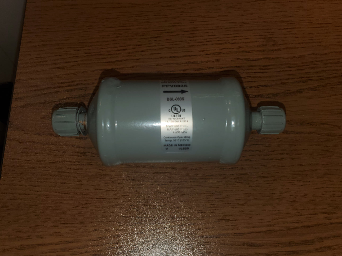 8 CUBIC INCH 3/8"SWEAT LIQUID LINE FILTER DRIER