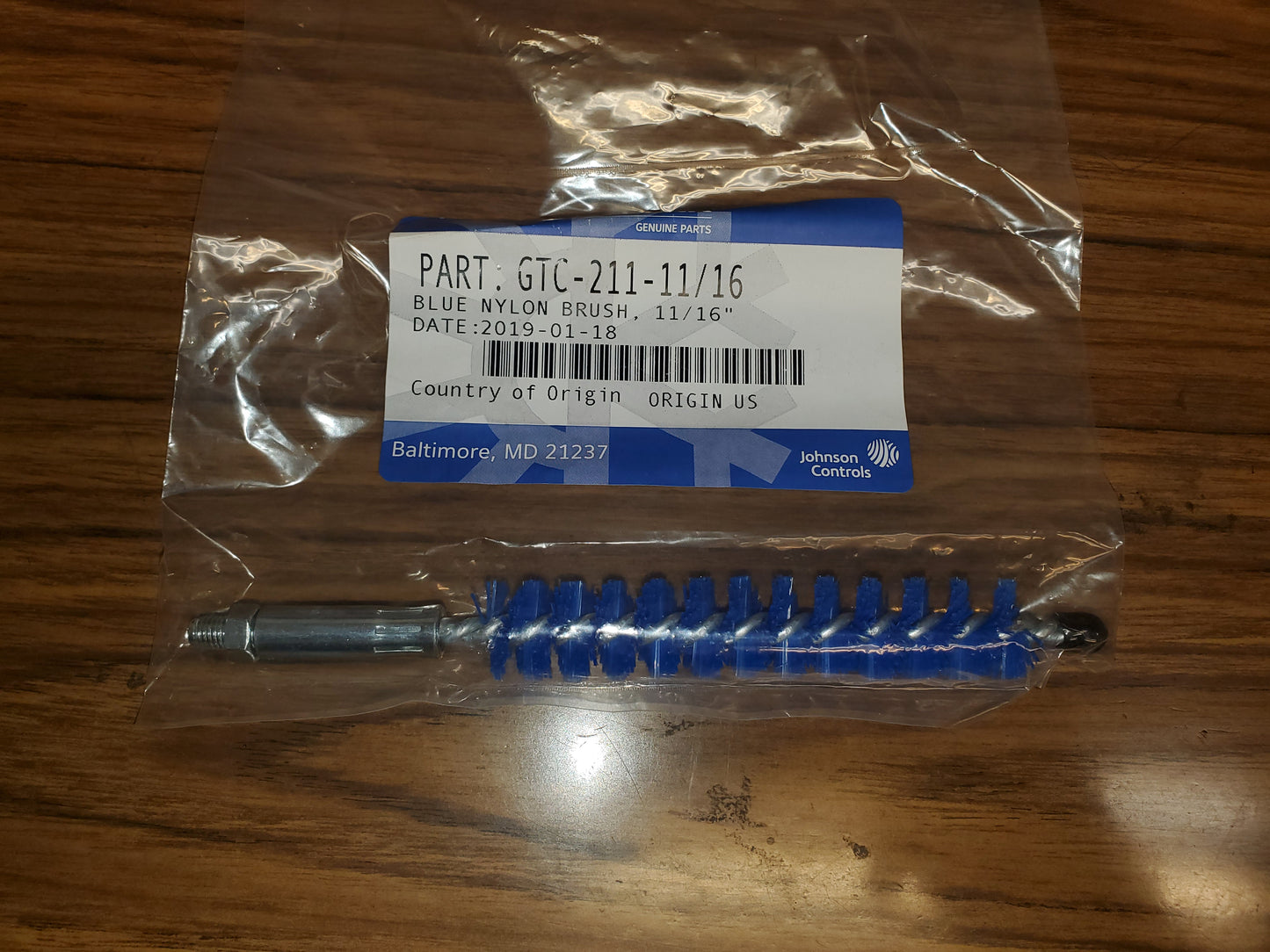 BLUE NYLON 11/16" BRUSH