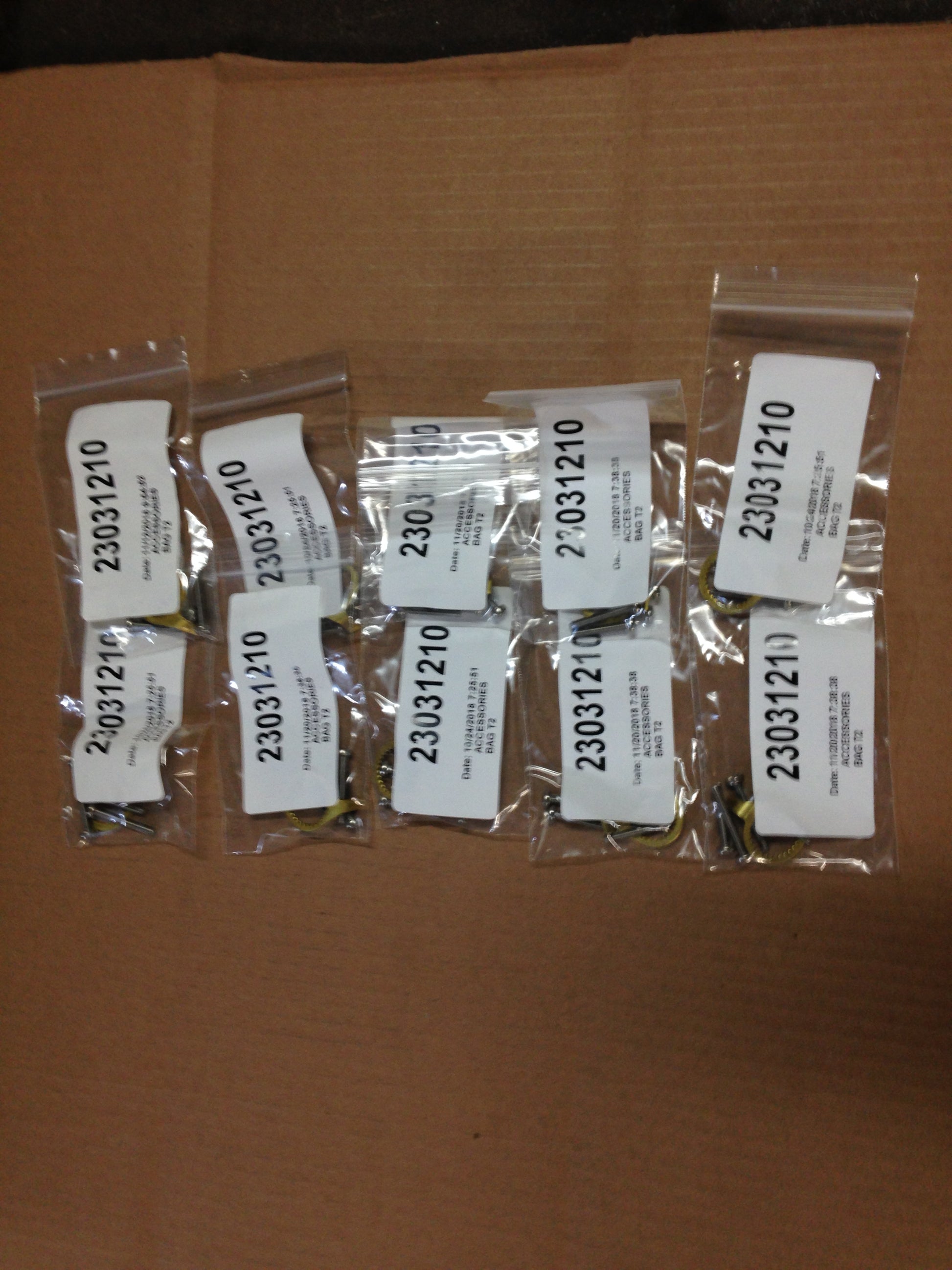 ESCUTCHEON KIT  SOLD AS 10 BAGS PER BOX