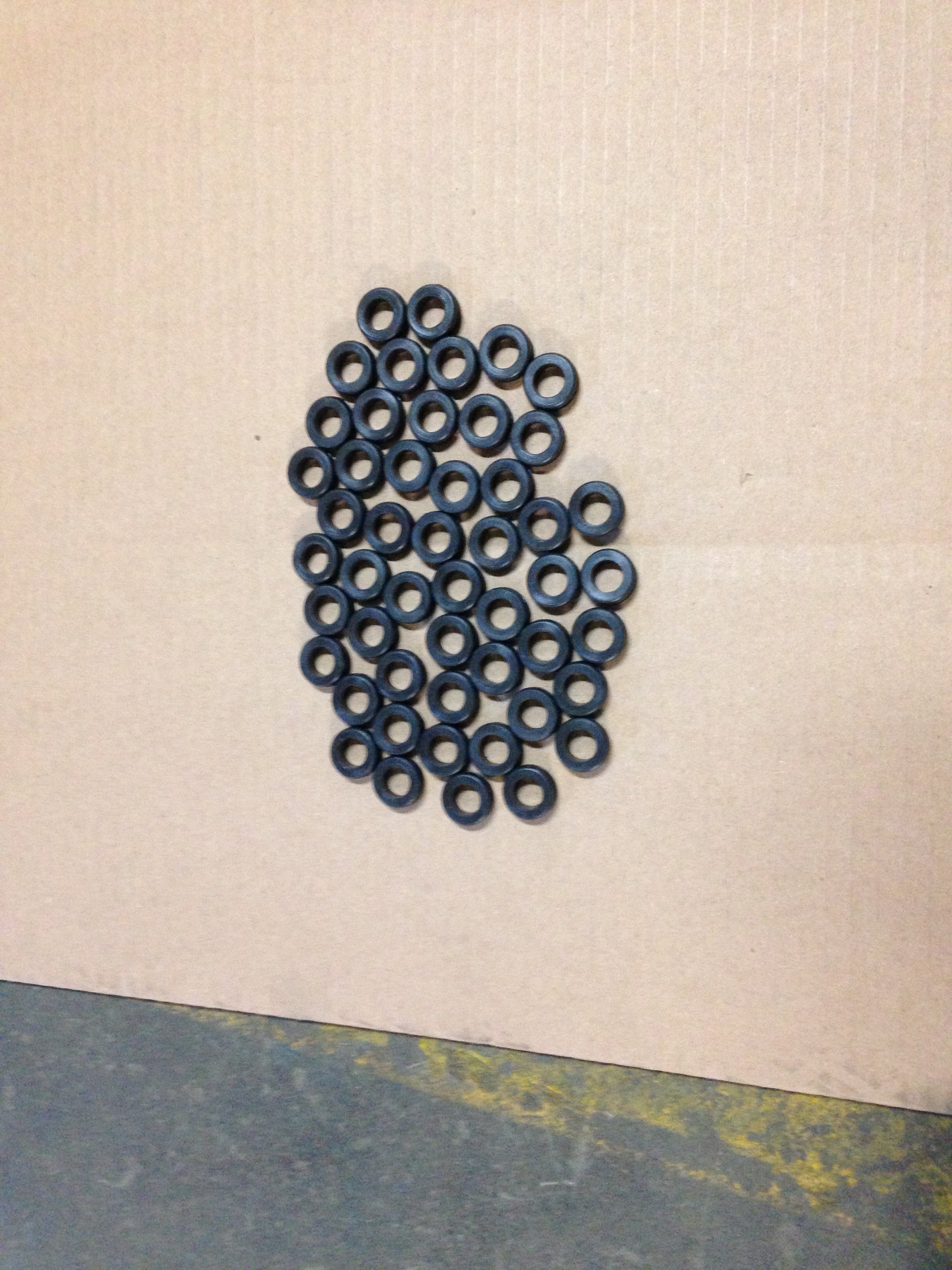 TEMPRESS BLACK RUBBER GROMMET   SOLD AS 50 PER BOX