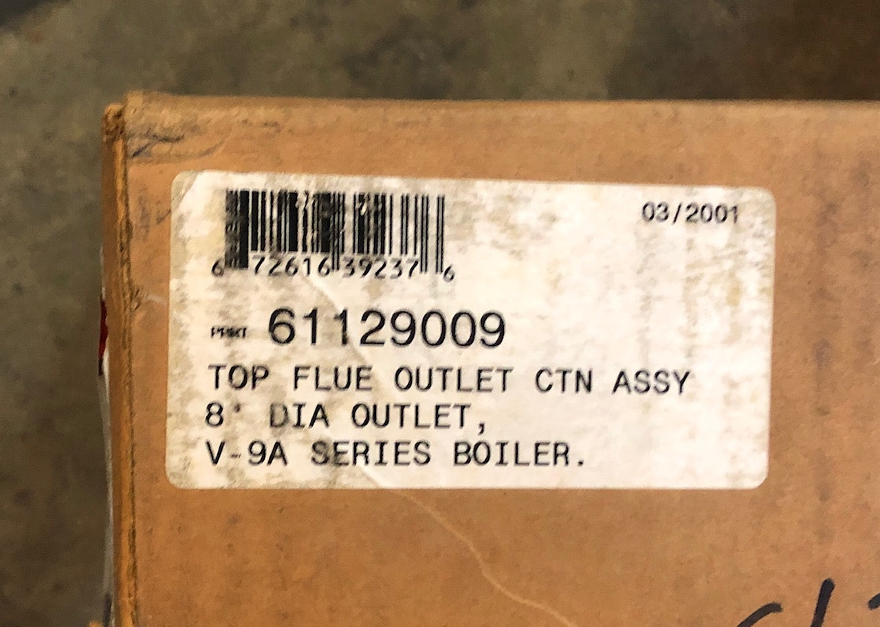 8" TOP FLUE OUTLET CARTON ASSEMBLY,