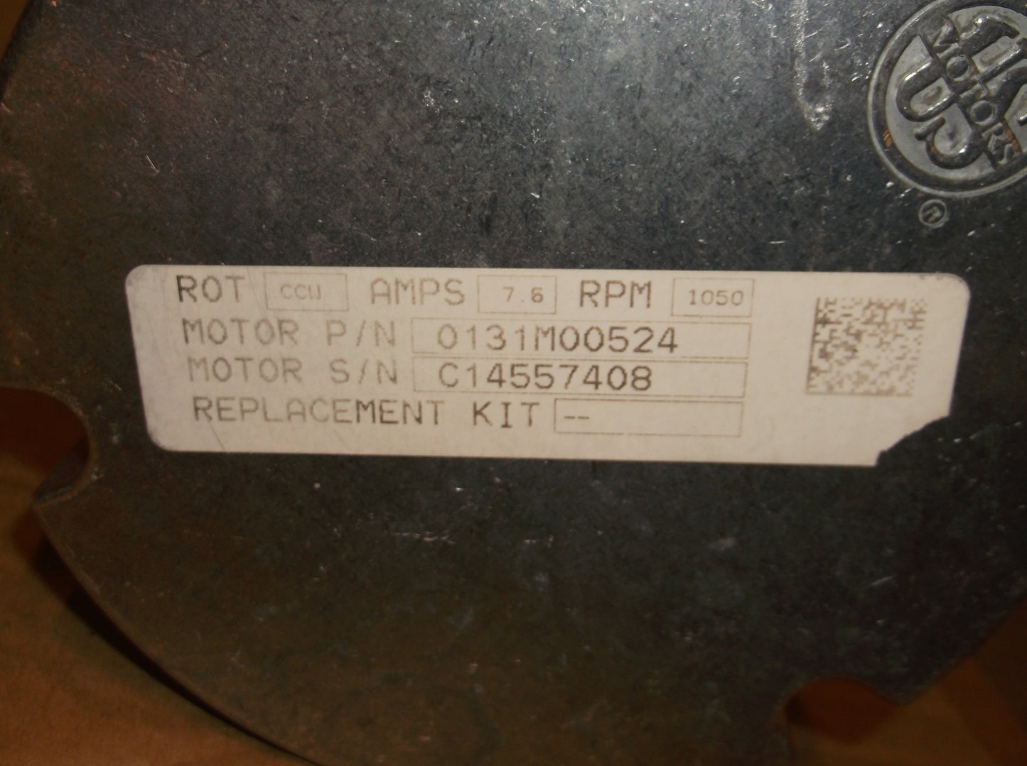 1HP GOODMAN ECM FURNACE BLOWER MOTOR   230/50-60/1   RPM:1200/VARIBLE SPEED