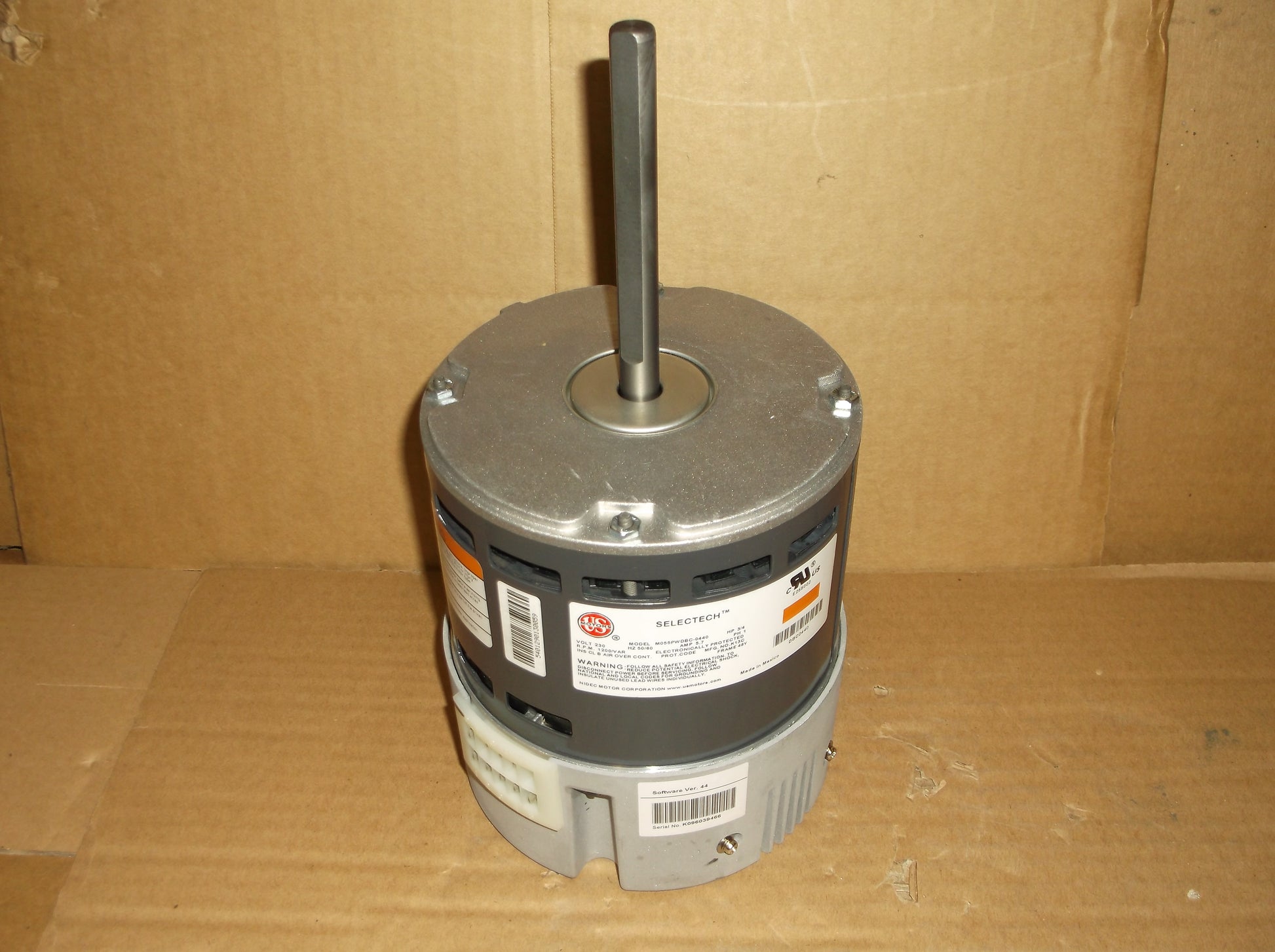 3/4HP ECM Blower Motor 230/50-60/1 RPM:1200/Variable Speed