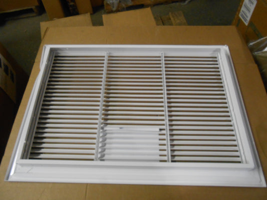 30" X 20" ALUMINUM FILTER GRILLE WHITE