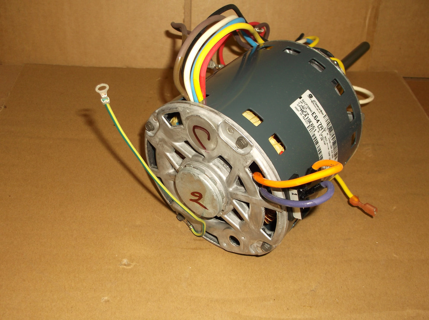 1/2HP Direct Drive Blower Motor  208-230/60/1  RPM:1075/4-Speed