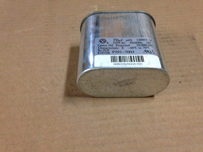 70 MFD X 370 VAC OVAL RUN CAPACITOR