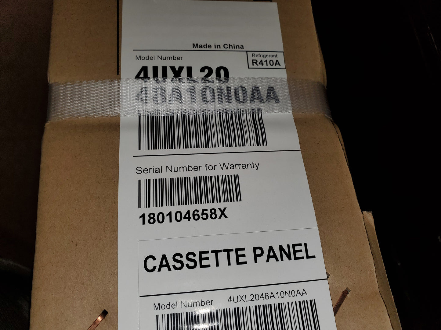 FRONT CASSETTE COVER PANEL FOR A 4UXC2048A