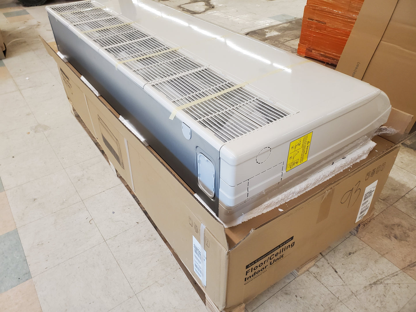 48,000 BTU'S FLOOR/CEILING INDOOR MINI-SPLIT HEAT PUMP, 20 SEER 208-230/60/1 R-410A