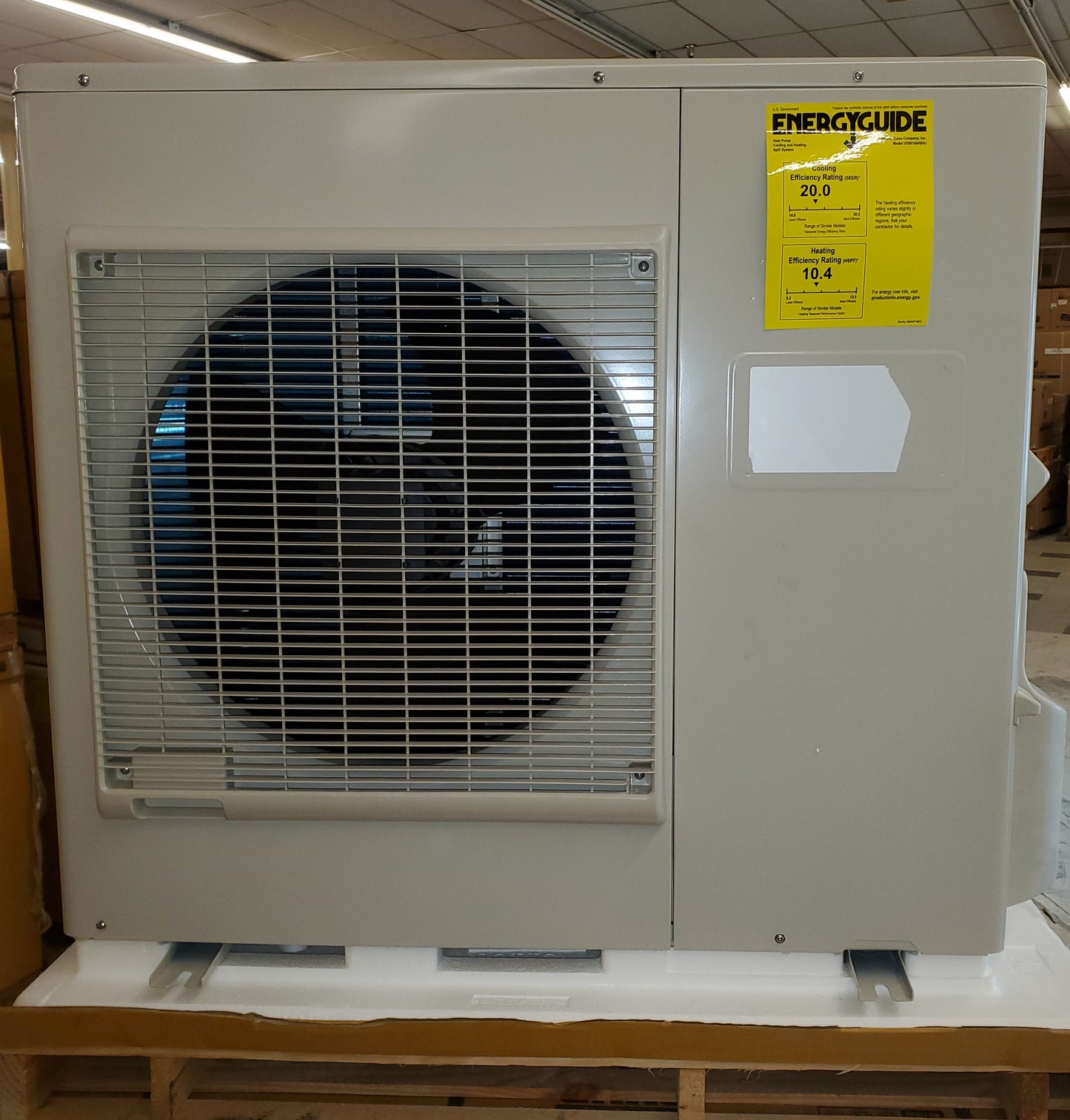 18,000 BTU SINGLE-ZONE INVERTER OUTDOOR MINI-SPLIT HEAT PUMP UNIT, 208-230/60/1 R-410A 20 SEER