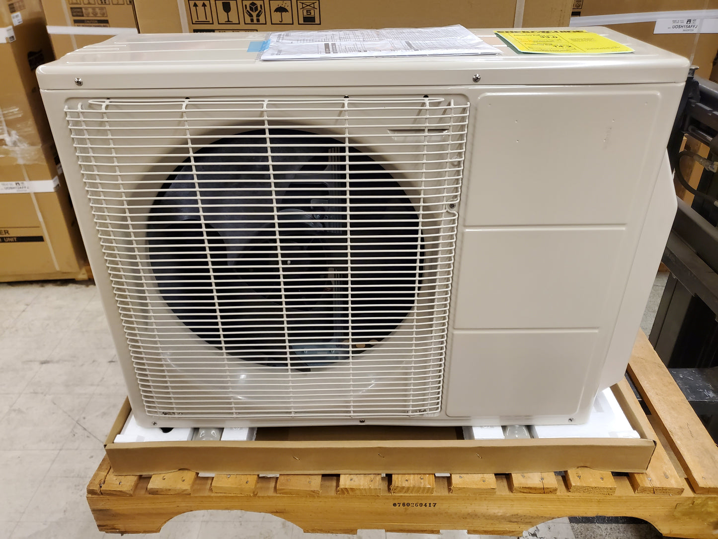 9,000 BTU "ULTRA" SERIES SINGLE-ZONE INVERTER OUTDOOR MINI-SPLIT HEAT PUMP UNIT, 208-230/60/1 R-410A 33 SEER