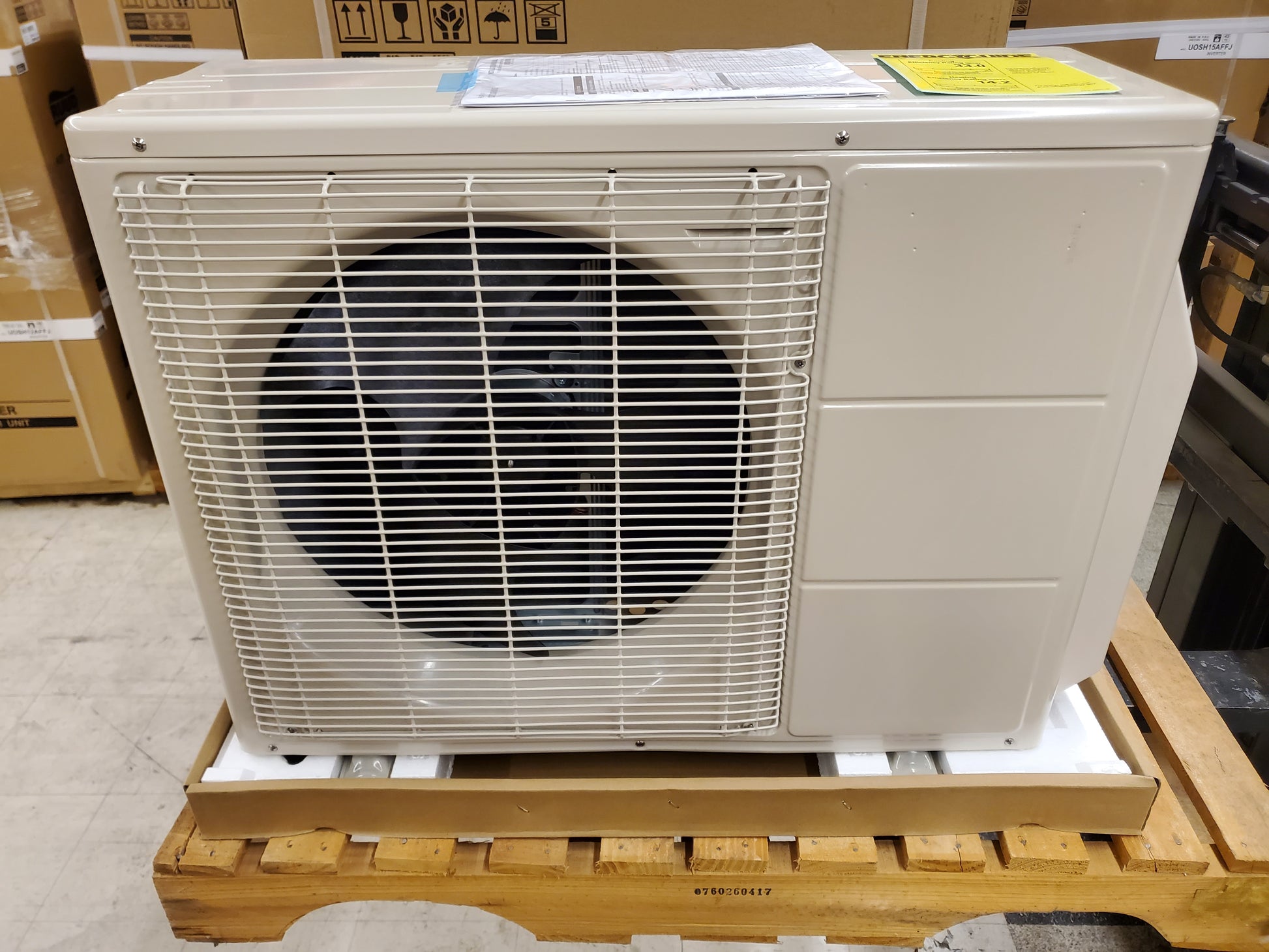 9,000 BTU "ULTRA" SERIES SINGLE-ZONE INVERTER OUTDOOR MINI-SPLIT HEAT PUMP UNIT, 208-230/60/1 R-410A 26 SEER