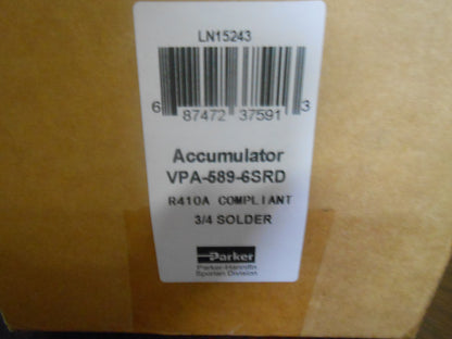 3/4"  SUCTION LINE ACCUMULATOR