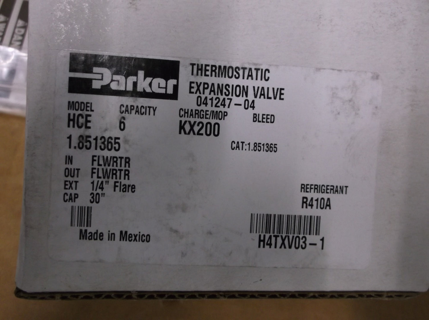 6 TON R-410A THERMAL EXPANSION VALVE/W INTERNAL CHECK VALVE 