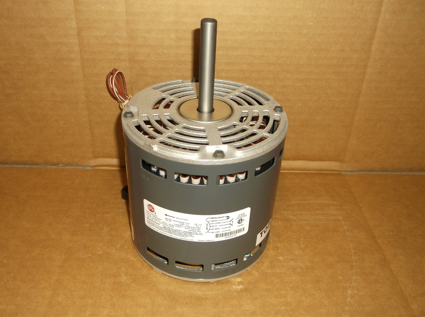 1/3HP DIRECT DRIVE BLOWER MOTOR   208-230/60/1   RPM:1075/3-SPEED