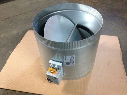 14" ROUND ZONE DAMPER, AC/DC 24V/50-60