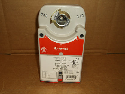 DAMPER ACTUATOR,90 SECOND,NO CONDUIT(27lb-in),24 VAC/DC,50/60 HZ.