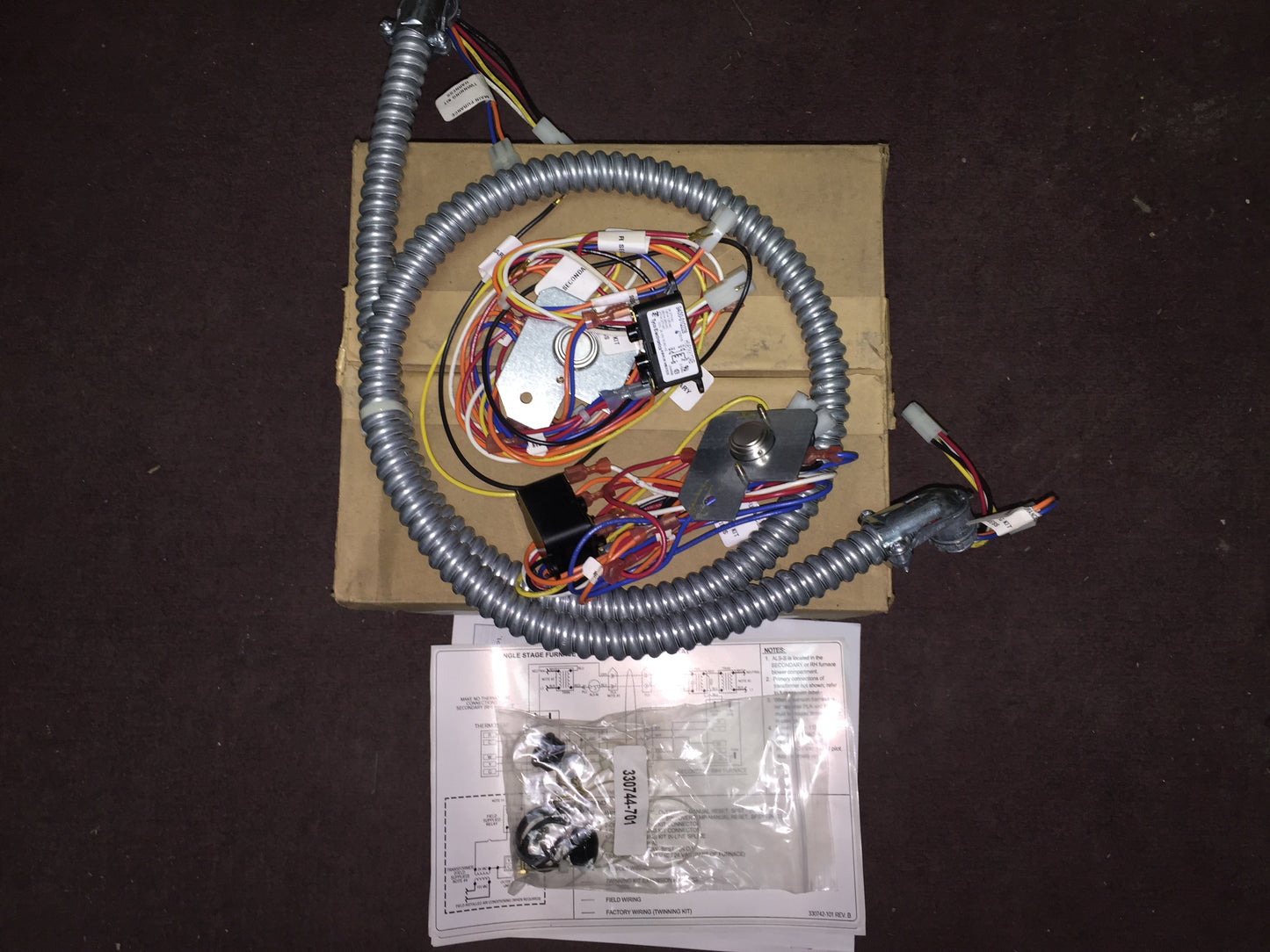 TWINNING KIT HARNESS COIL 24VA