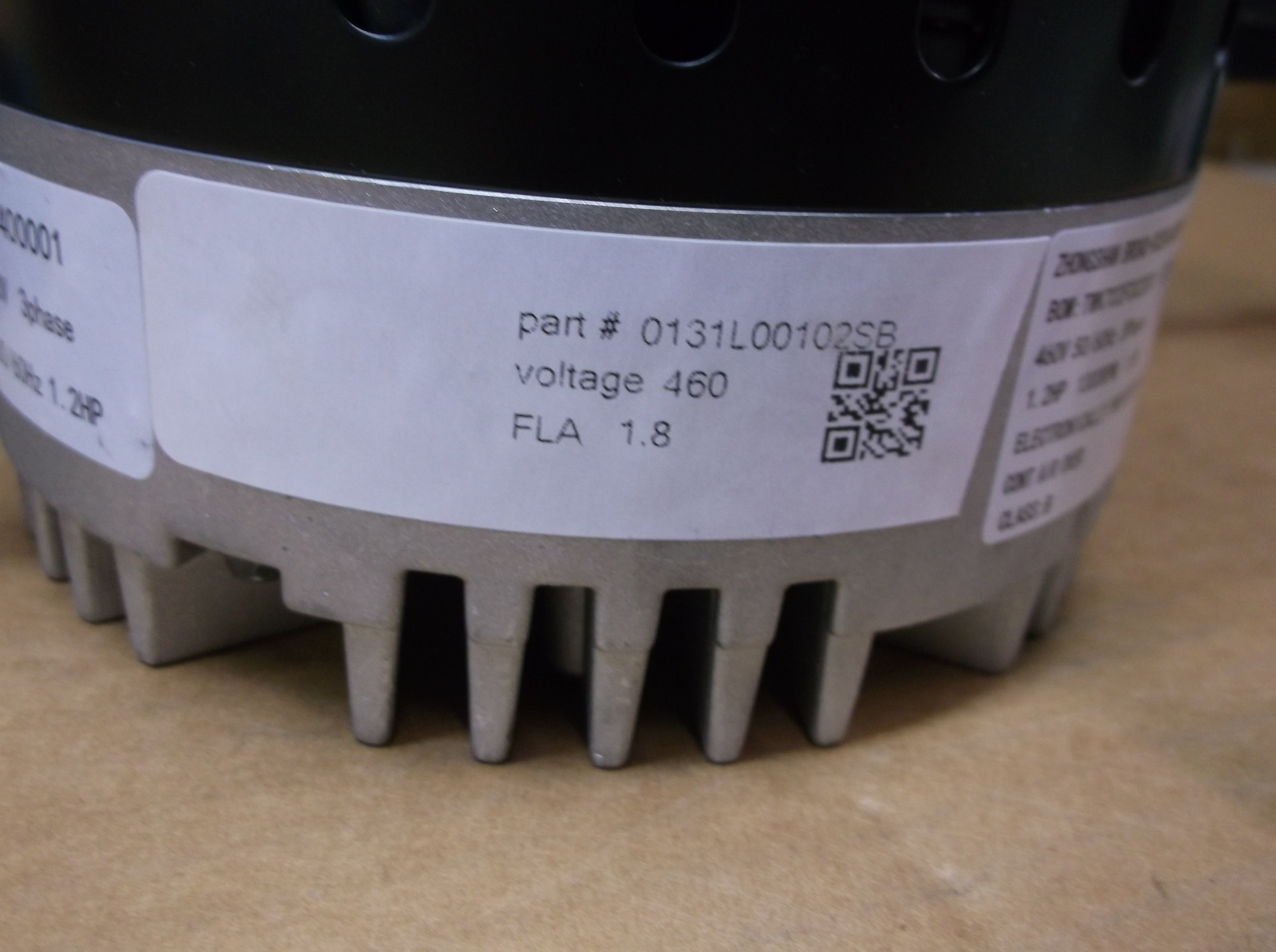 1.2HP ECM Blower Motor 460/50-60/3 RPM:1300/Variable Speed