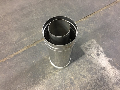 5" STRAIGHT 12" CONCENTRIC VENT PIPE