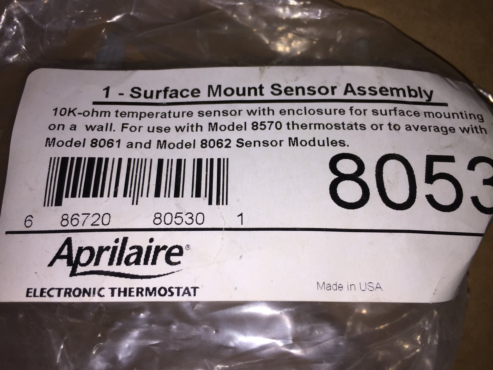 SENSOR SURFACE MOUNT ASSEMBLY