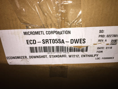 DOWNSHOT ECONOMIZER STANDARD WITH FIXED DRY BULB ACTUATOR