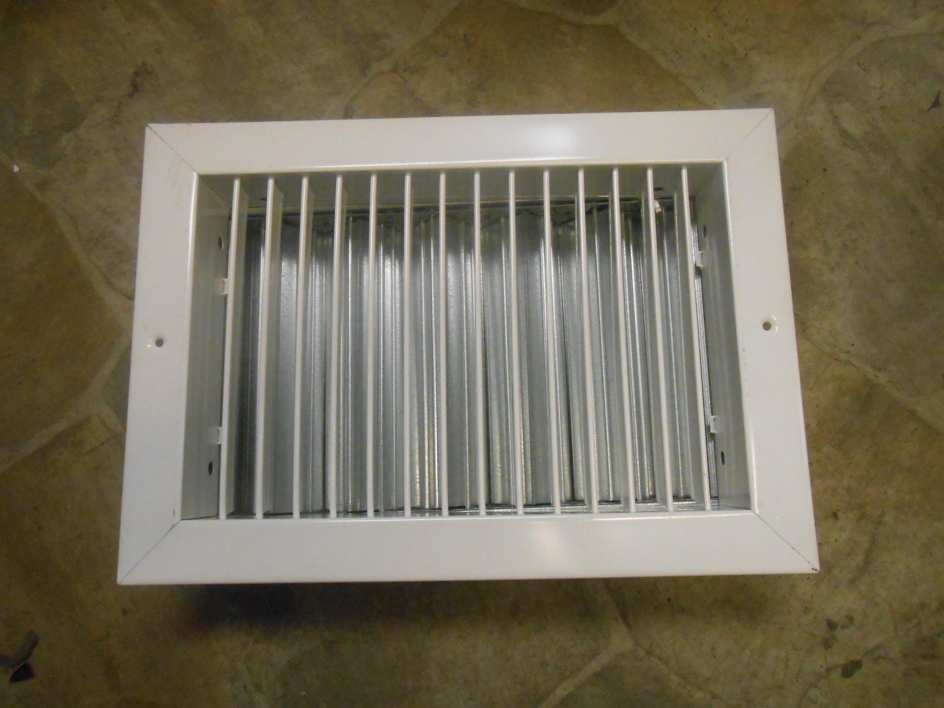 12 X 8 CEILING/WALL REGISTER WITH ADJUSTABLE LOUVERS