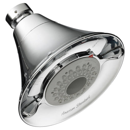 "FLOWISE" CHROME VANDAL RESISTANT WATER-SAVING 3 FUNCTION SHOWERHEAD,