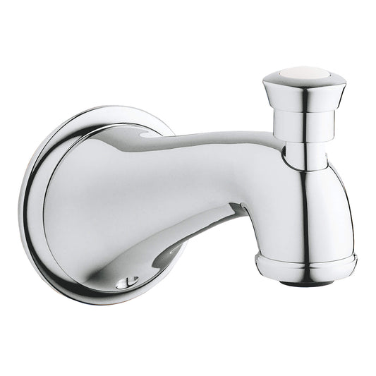 SEABURY 6" DIVERTER TUB SPOUT, SATIN NICKEL