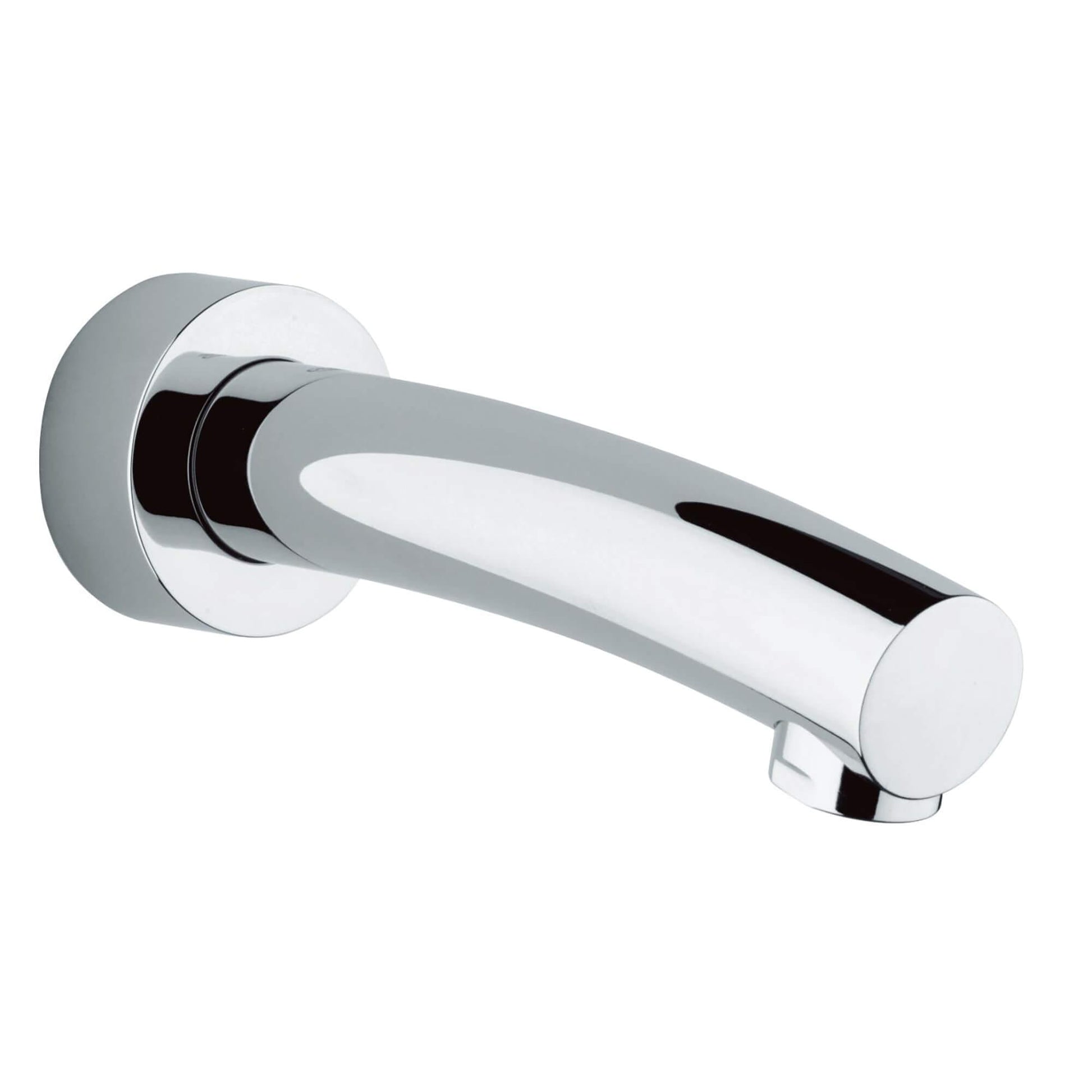 "TENSO" WALL MOUNTED TUB SPOUT, 6" NON DIVERTER, BRUSHED NICKEL