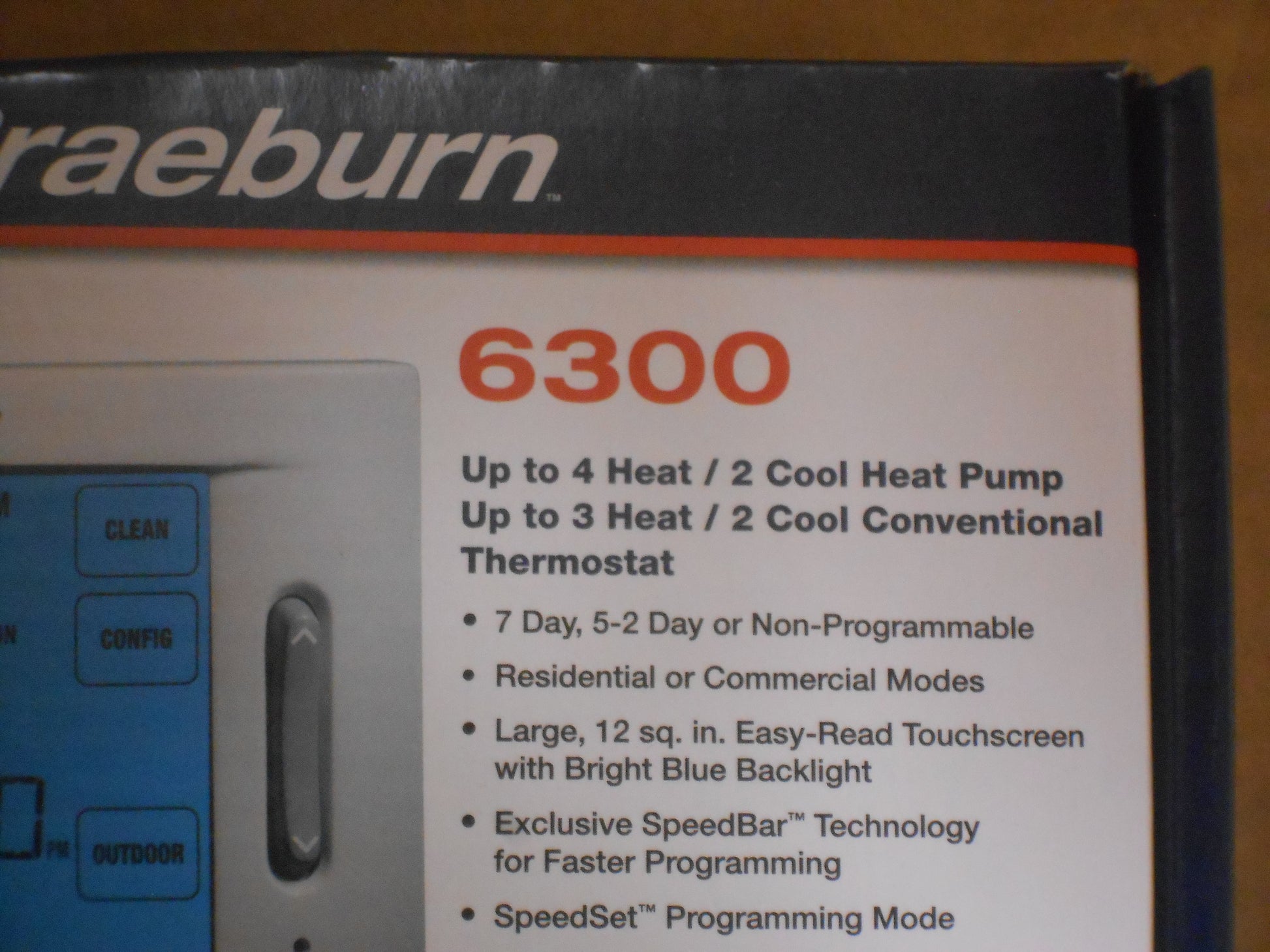 UP TO 4 HEAT/2 COOL PROGRAMMABLE TOUCHSCREEN THERMOSTAT, 24V