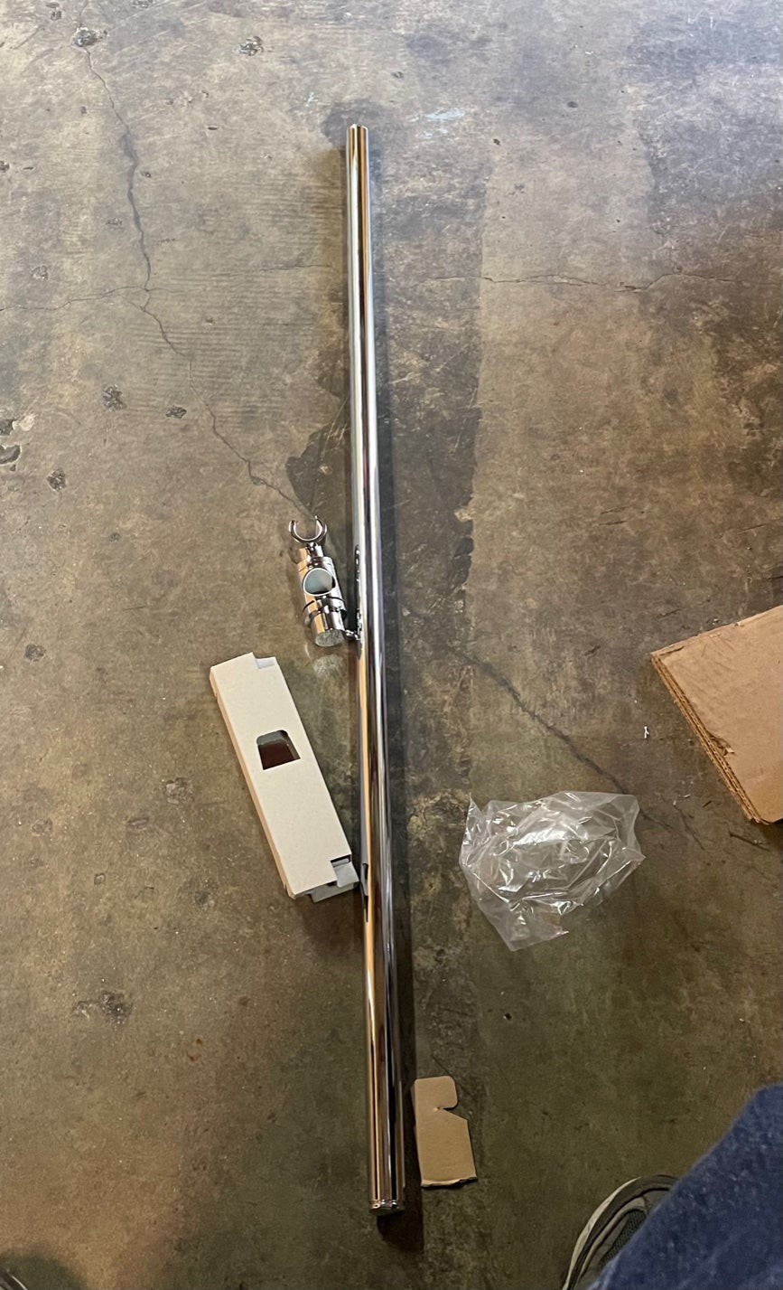 36" "RAINSHOWER 900" CHROME SHOWER SLIDE BAR