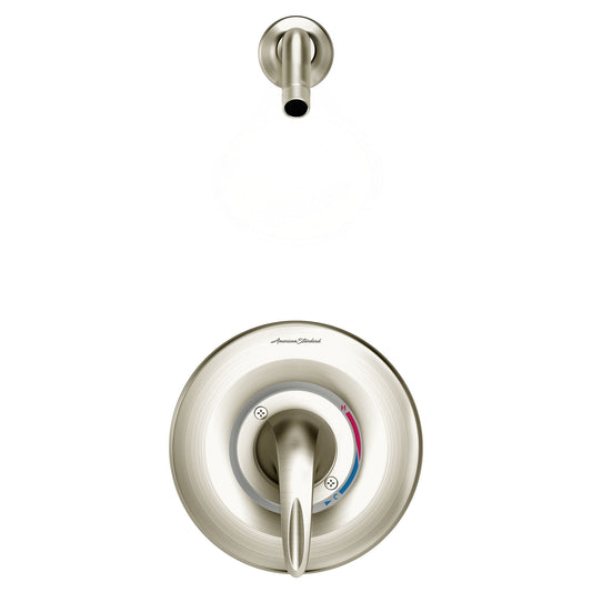 "RELIANT 3" BRUSHED NICKEL SHOWER ONLY TRIM/W PRESSURE BALANCE CARTRIDGE/LESS SHOWERHEAD WITH DECAL,