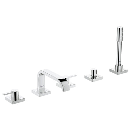 ALLURE FIVE HOLE BATHTUB FAUCET WITH HANDSHOWER CHROME