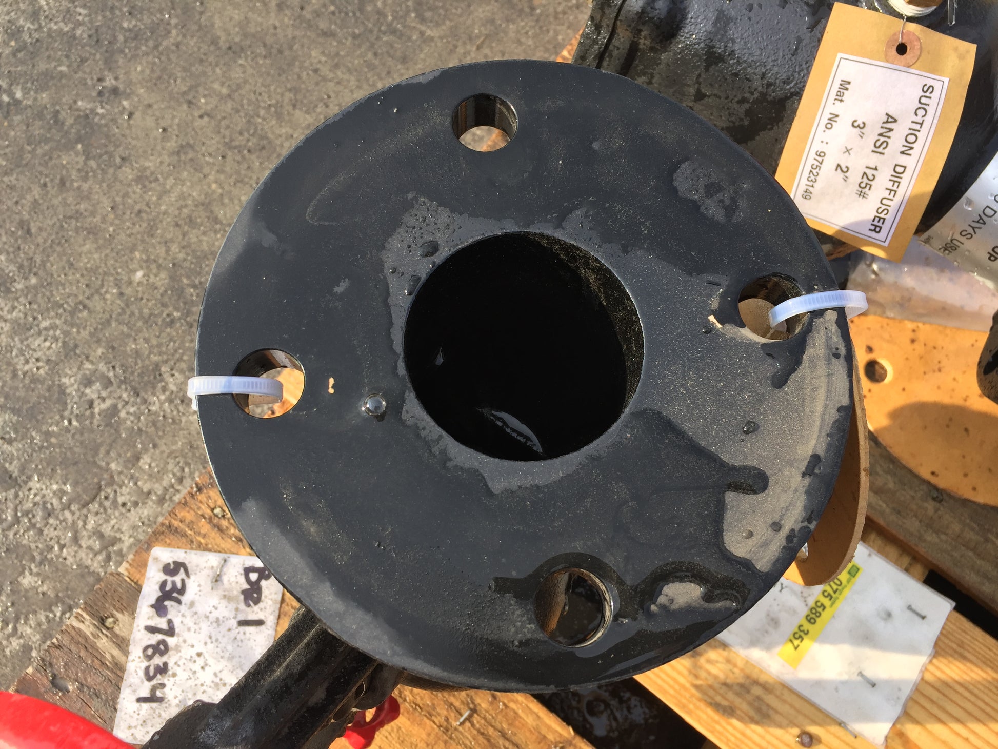 2.5" DUCTILE IRON AND CAST IRON FLANGED NPT FIVE DUTY CHECK VALVE