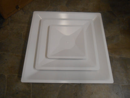 24 X 24 SQUARE 4 WAY CEILING DIFFUSER