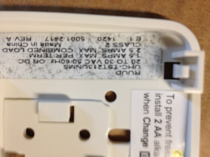 UNIVERSAL/MULTI-STAGE 200-SERIES DIGITAL THERMOSTAT, 5/1/1 OR 5/2 PROGAMMABLE TWO HEAT/TWO COOL, HARDWIRED (20-30VAC)/50-60,OR BATTERY