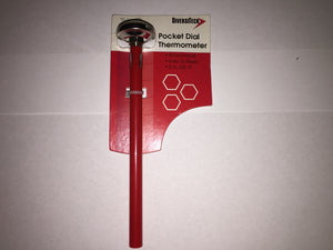 0 DEGREES FARENHEIGHT TO 220 DEGREES FARENHEIGHT POCKET DIAL THERMOMETER