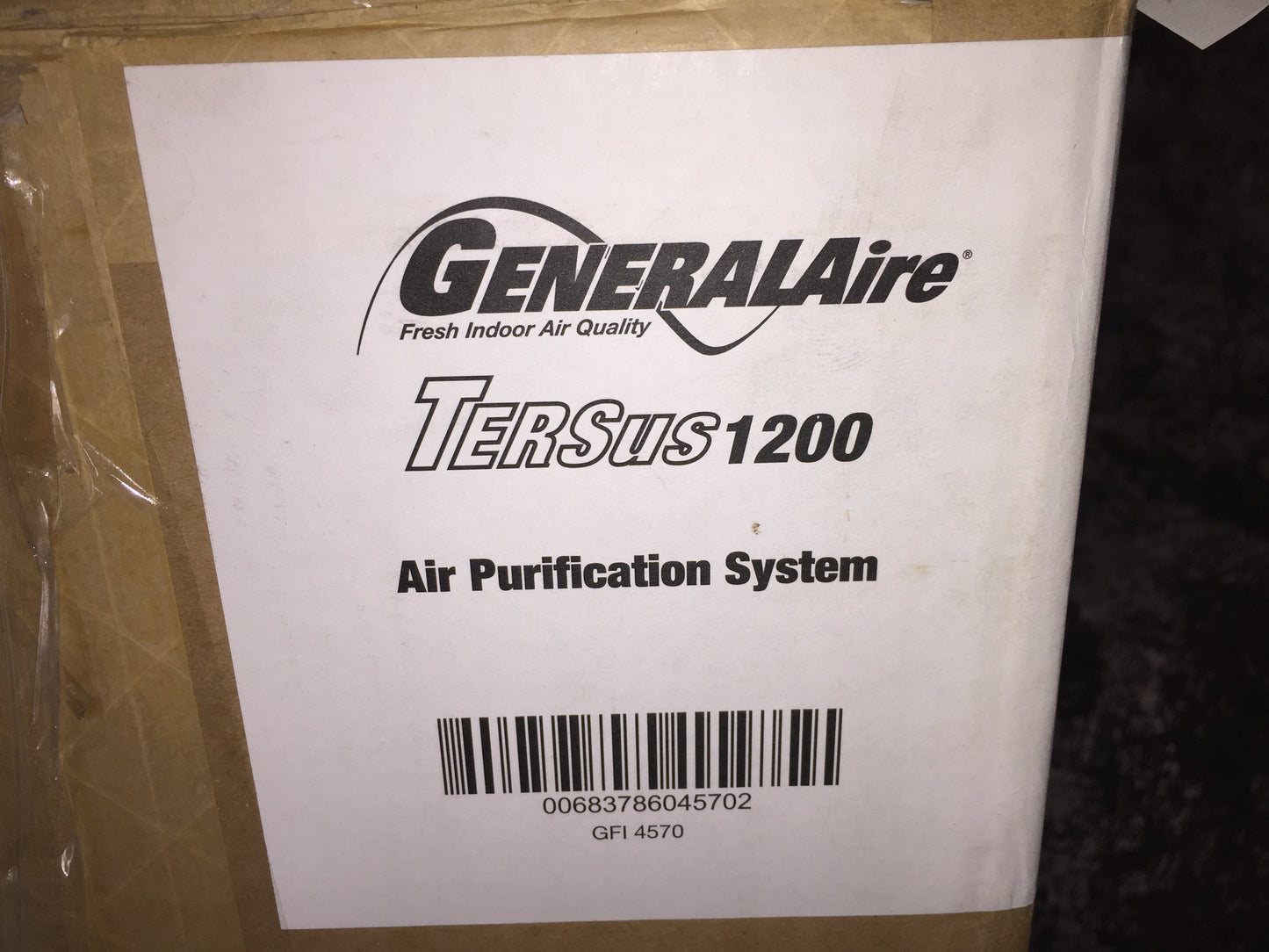 TERSUS 1200 COMPLETE AIR CLEANING SYSTEM 120/60/1 