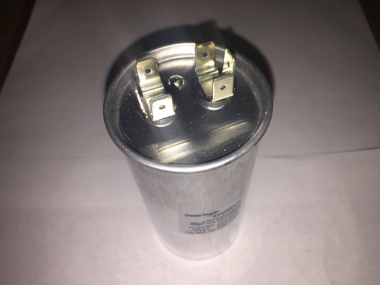 40 + 5 MFD X 440V ROUND SINGLE RUN CAPACITOR