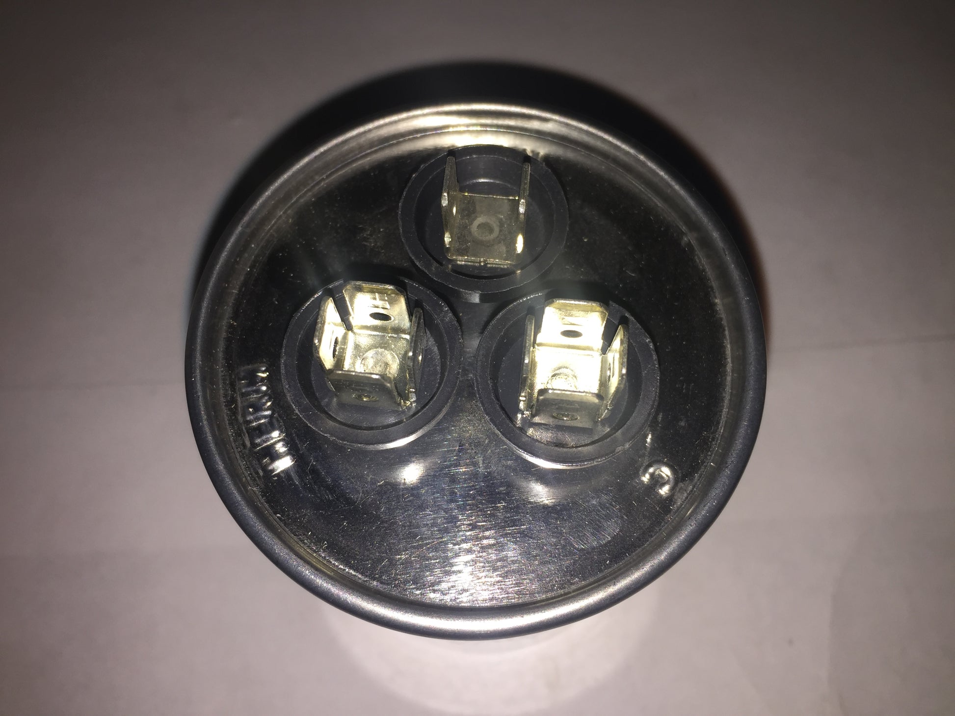 35+3 MFD X 440 VOLT ROUND AC DUAL RATED CAPACITOR