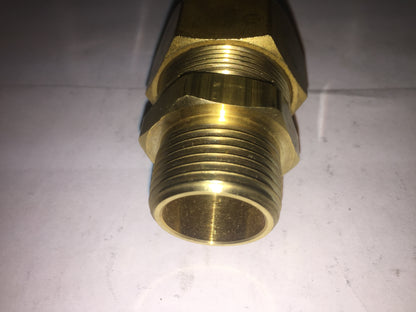3/4" STRAIGHT MNPT SNAP IN GAS LINE CONNECTION 