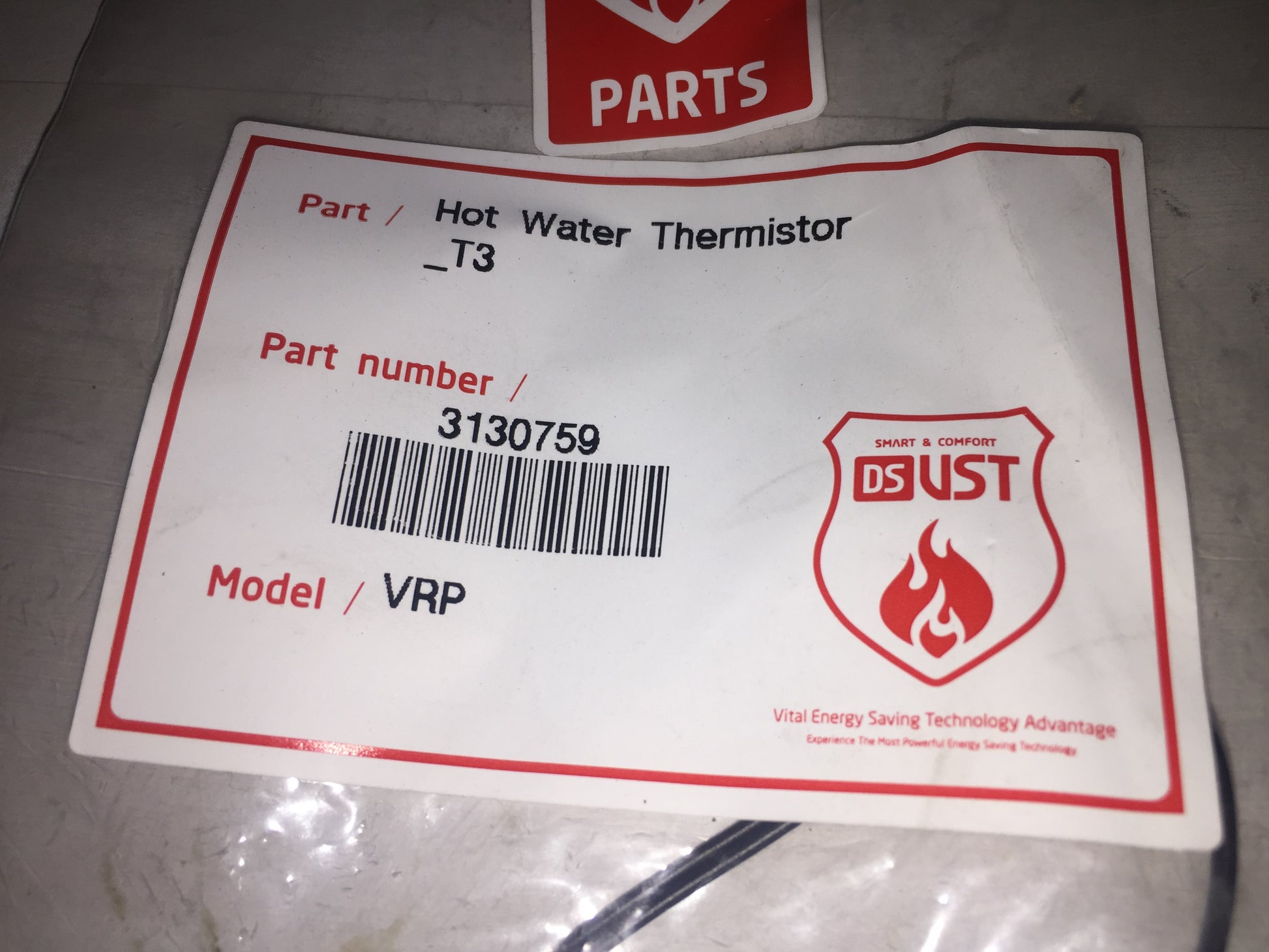 HOT WATER THERMISTOR FOR VRP SERIES TANKLESS WATER HEATERS 