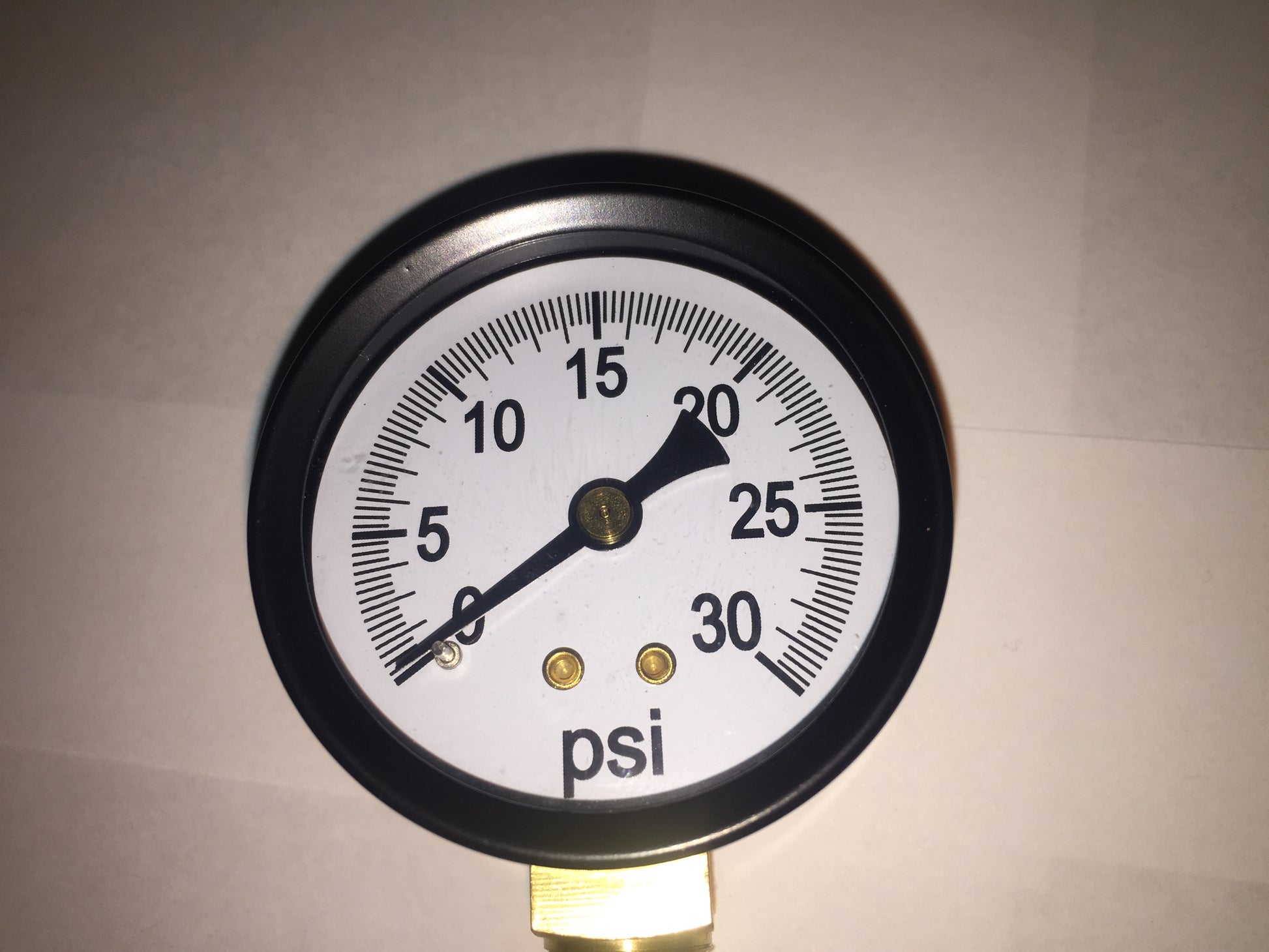 3/4" LEAK TEST GAUGE 30 PSI