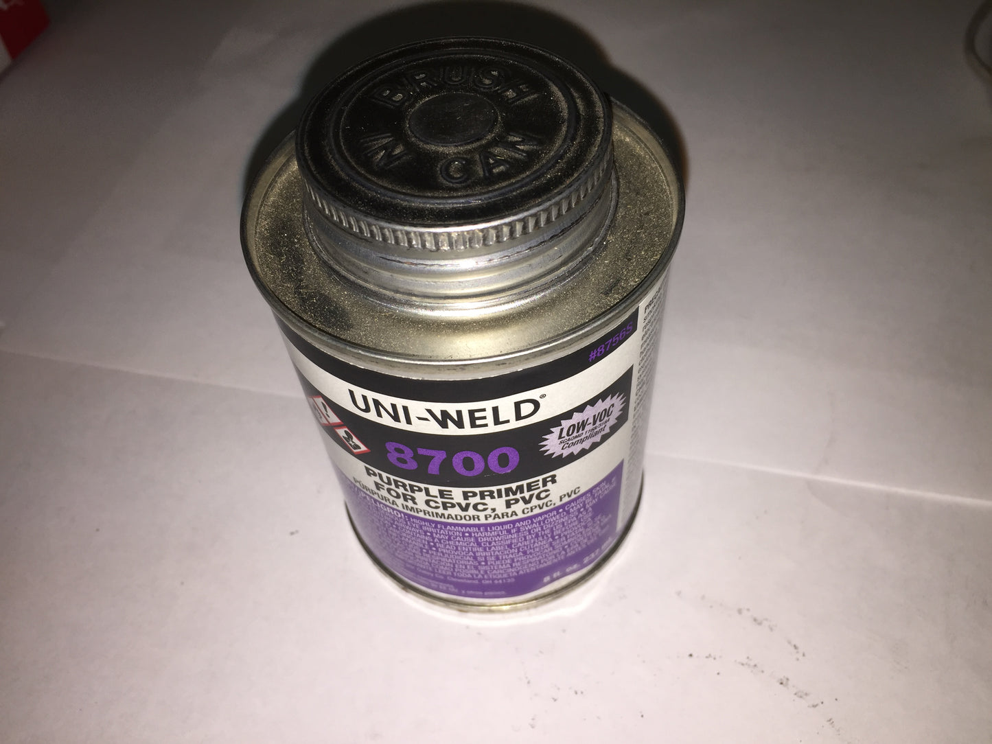 8OZ PURPLE PRIMER FOR CPVC AND PVC