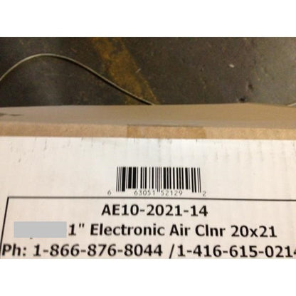 1" ELECTRONIC AIR CLEANER, 20" X 21", 24 VAC/60